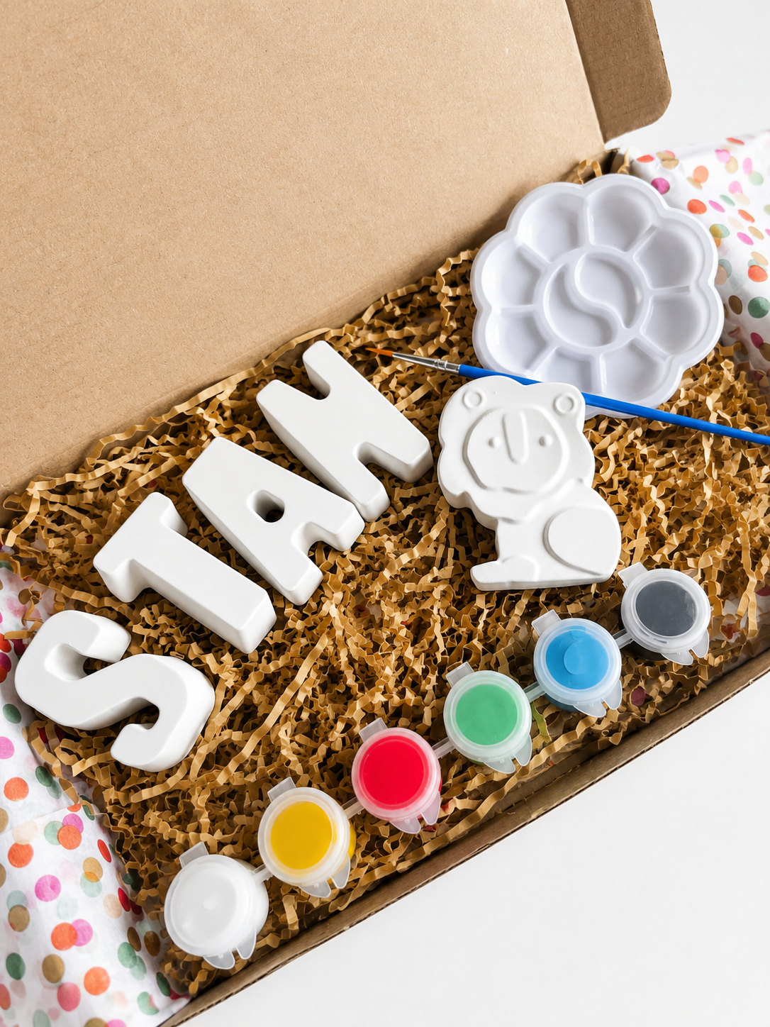 Diy pakket letters